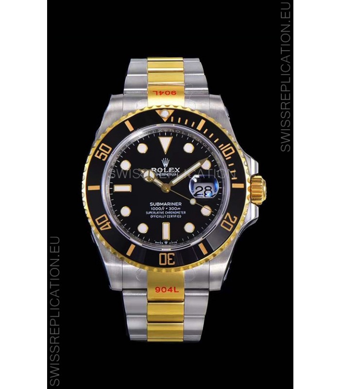 Rolex Submariner 41MM Two Tone 126613LN - Replica 1:1 Mirror - Ultimate 904L Steel Watch