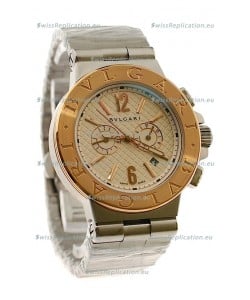 Bvlgari Diagono Mens Scuba japanese Replica Watch
