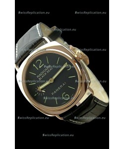 Panerai Radiomir Black Seal Swiss Watch in Pink Gold