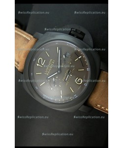 Panerai PAM365 L’Astronomo Luminor 1950 GMT Equation of Time Watch Brown Dial PVD