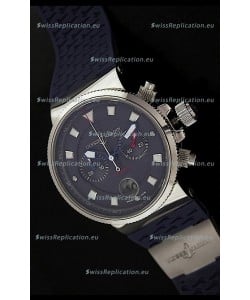 Ulysse Nardin Marine Blue Seal Chronograph Swiss Watch