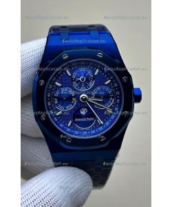 Audemars Piguet Royal Oak Perpetual Calendar Super Clone Blue Ceramic Replica Watch