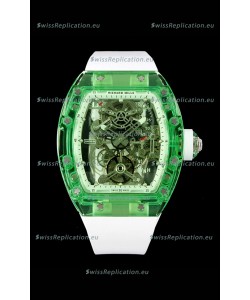 Richard Mille 56-01 Transparent Sapphires Casing with Genuine Swiss Tourbillon Movement Super Clone