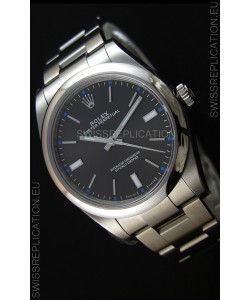 Rolex Oyster Perpetual Japanese Replica Watch - Black Dial in 39MM Casing