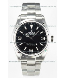 Rolex Explorer I Super Clone M124270 Black Dial 40MM - 904L Steel in ETA 3230 Movement