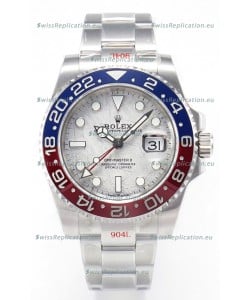 Rolex GMT Masters II Super Clone 126720 Cal.3285 White Meteorite Dial 904L Steel in Oyster Strap Swiss Replica