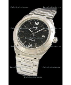 IWC Ingenieur Swiss Watch in Checked Black Dial