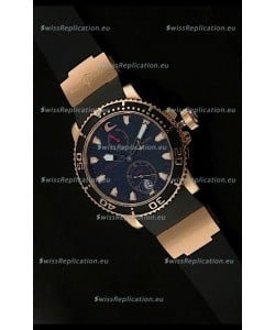 Ulysse Nardin No.270 Swiss Watch in Black Wave Dial