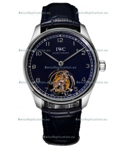 IWC Portugieser IW5458 Hand-Wound Genuine Tourbillon Steel Swiss Replica Watch 
