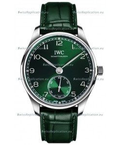 IWC Portugieser Automatic 40 IW358310 Green Dial in Stainless Steel 1:1 Mirror Replica Watch 