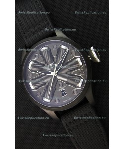 IWC Pilot Top Gun Concept Edition Replica Watch in PVD Coated Case 45.5MM