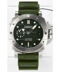 Panerai Super Clone Luminor Submersible Verde Militare PAM1055 42MM Replica Watch